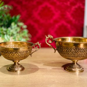 ظروف برنجی قلم کاری
