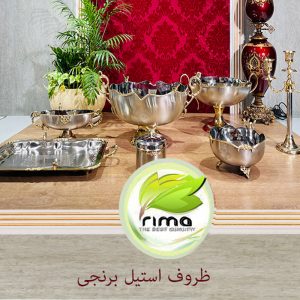 ظروف استیل برنجی